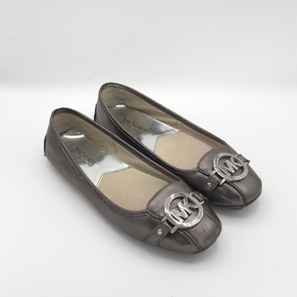 Michael Kors Ballet Flat Women's Size 7 gray Driving Shoe - Picture 2 of 8